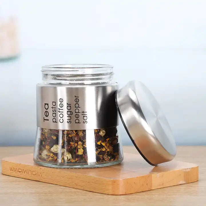 COFFEE, SUGAR, AND TEA JARS SET