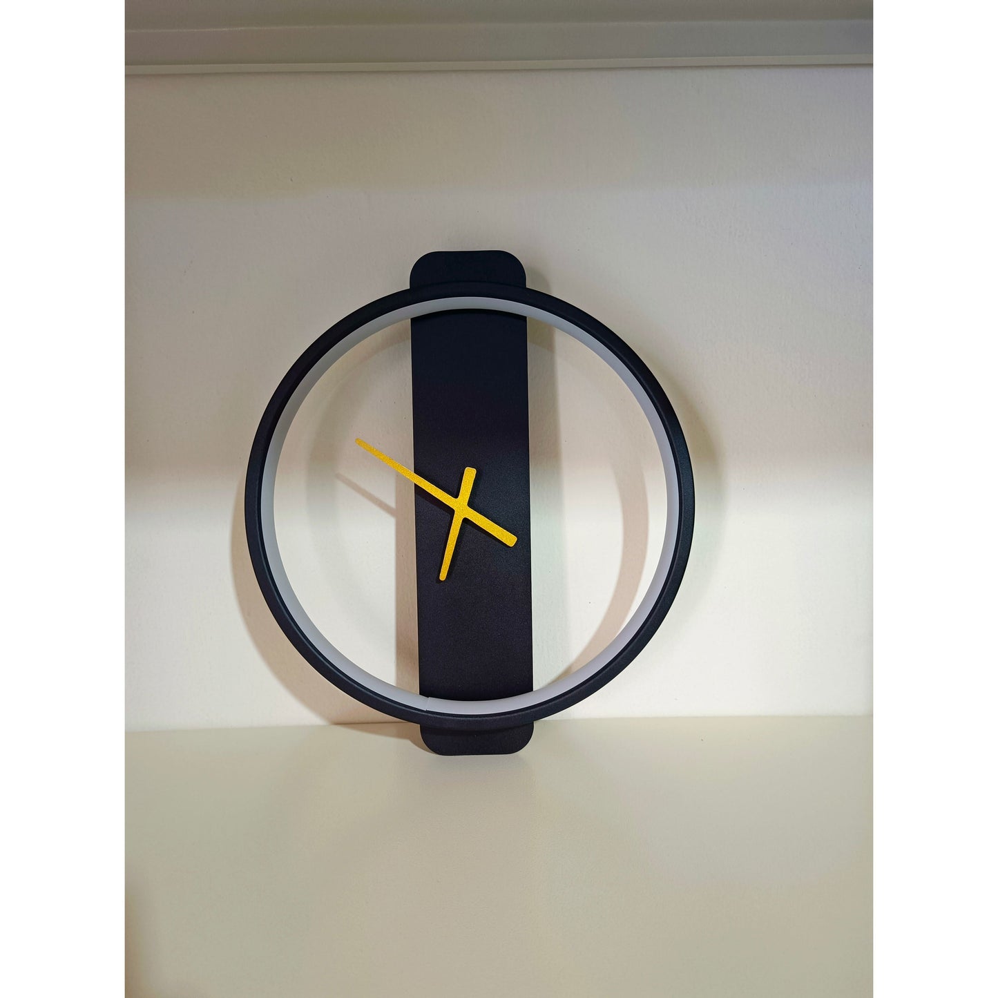 WALL DECOR CLOCK WITH LED LIGHT