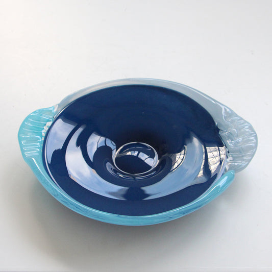 MODERN GLASS SERVING TRAY