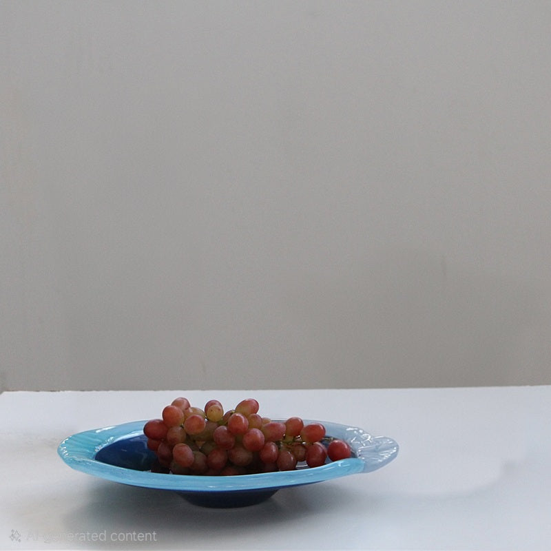 MODERN GLASS SERVING TRAY