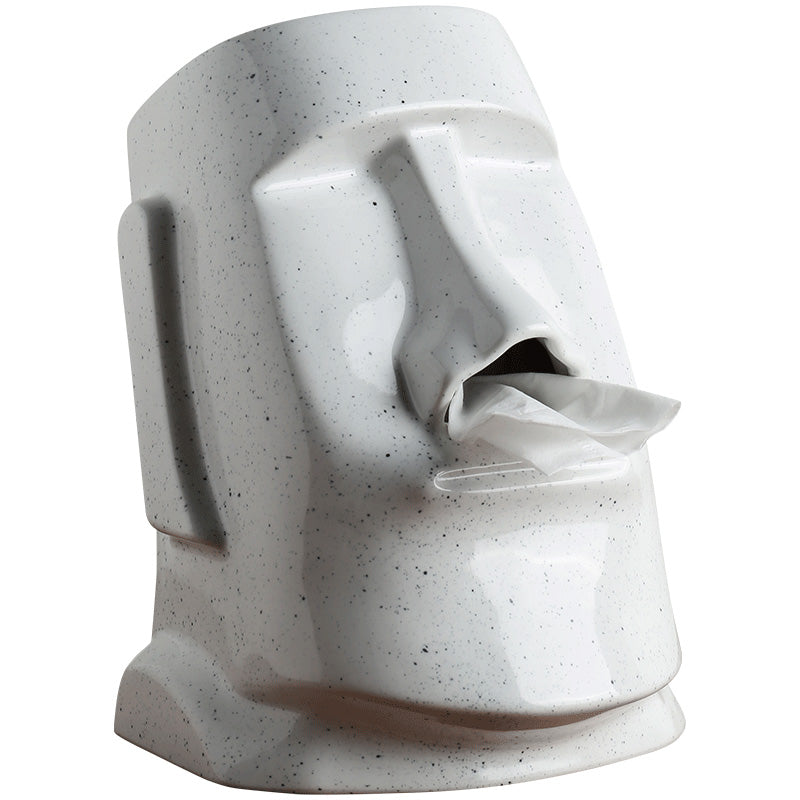 MOI STONE STATUE TISSUE BOX