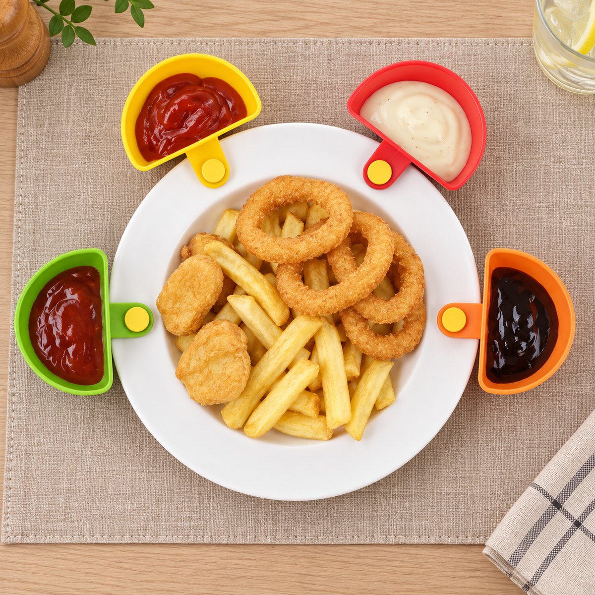 SAUCE DIP CLIP BOWL