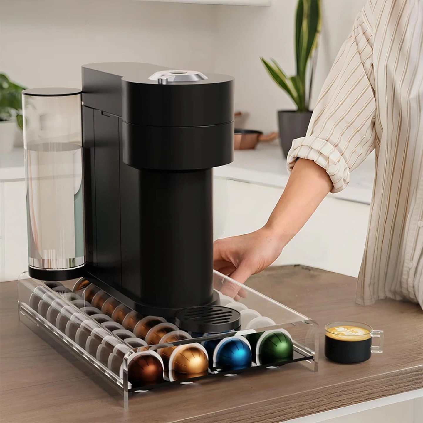 ACRYLIC NESPRESSO VERTUO CAPSULES ORGANIZER