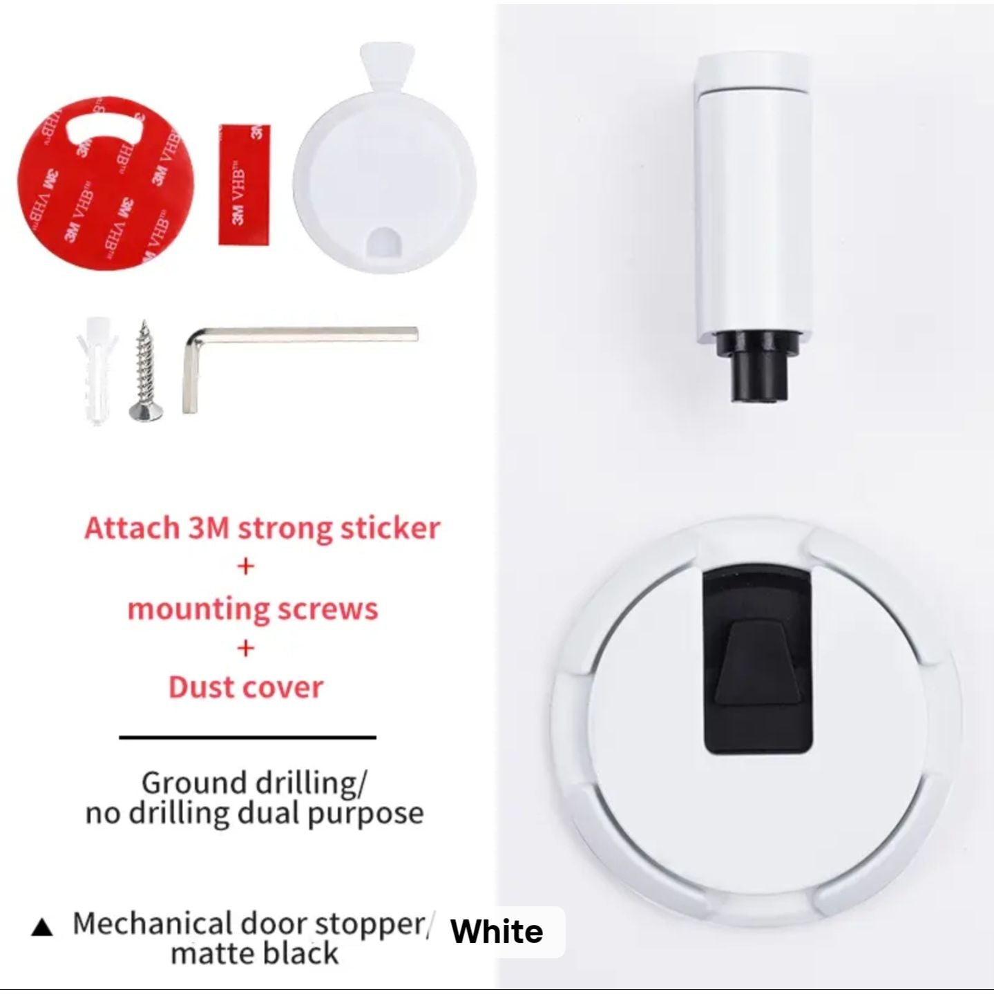ADHESIVE DOOR STOPPER