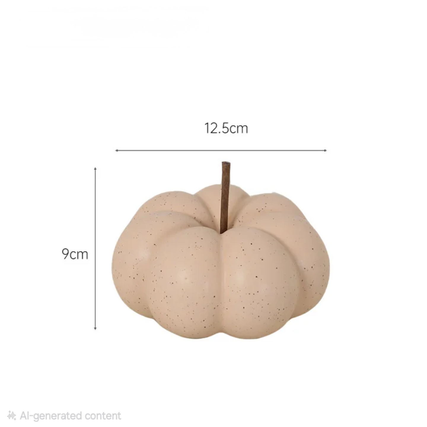 CERAMIC PUMPKINS SHAPE DECOR