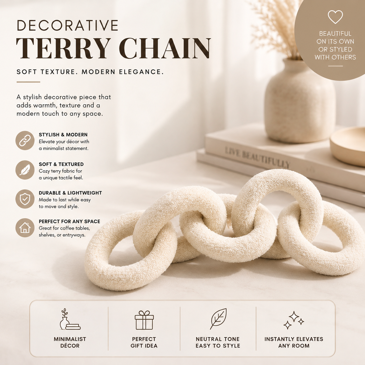 CREAMY RING PILLOW