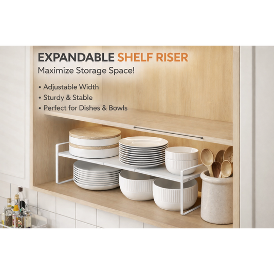 EXTANDABLE CLOSET RACK ORGANIZER