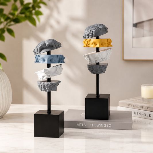 RESIN FACE FIGURE