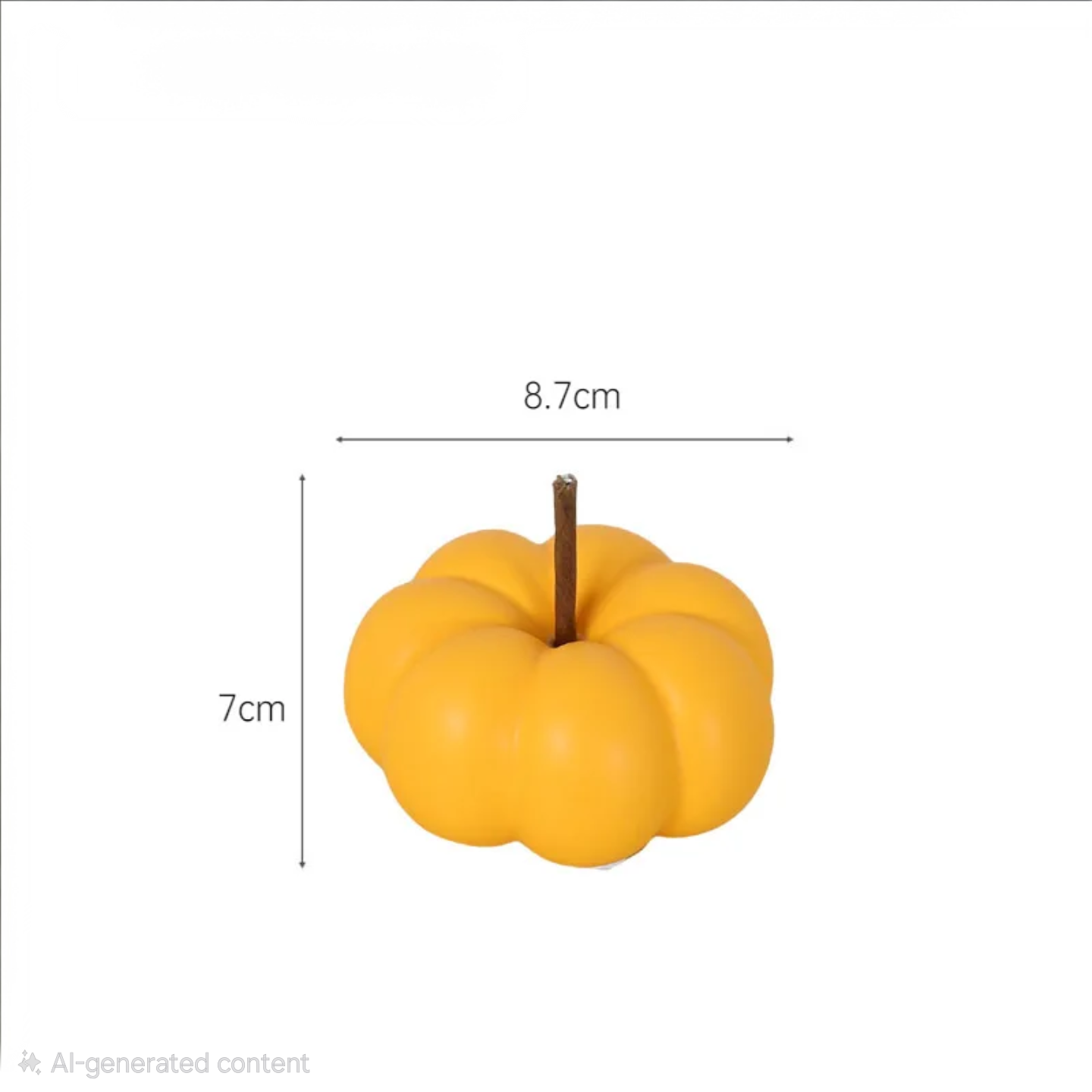 CERAMIC PUMPKINS SHAPE DECOR