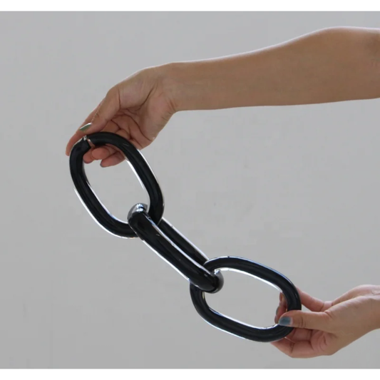 BLACK GLASS CHAIN