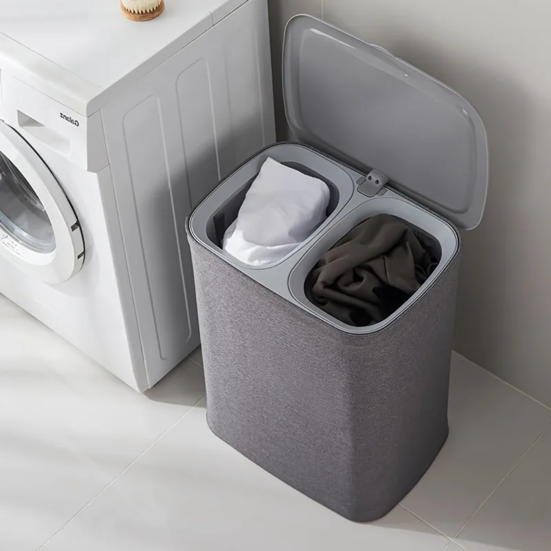 DOUBLE LAUNDRY BASKET 90 LITERS