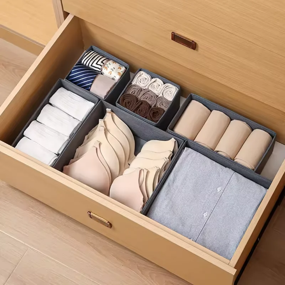 DRAWER CLOTHES ORGANIZER SET OF 6 PCS
