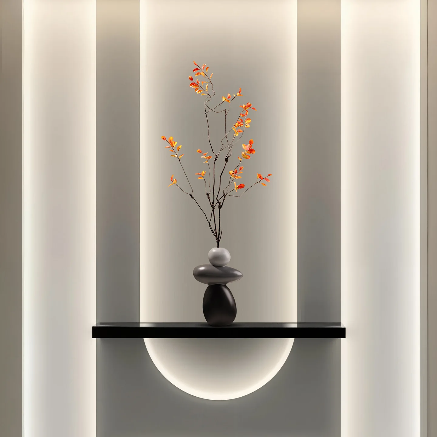 RESIN STONE VASE