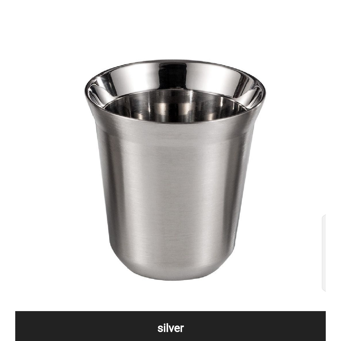 DOUBLE WALL STAINLESS 80 ML CUPS