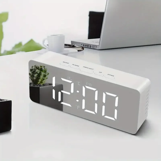 DESKTOP LED CLOCK AND ALARM