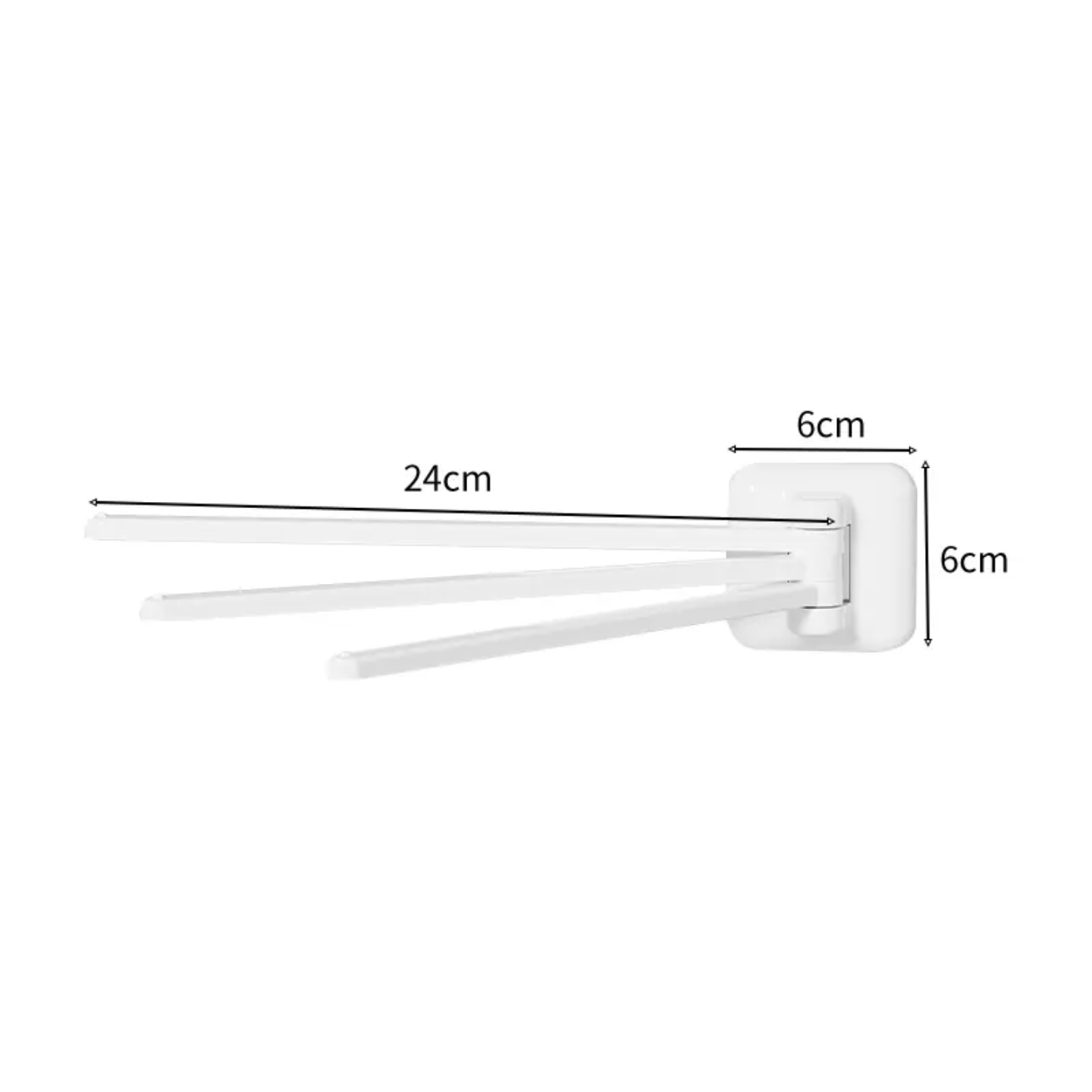 ADHESIVE WALL MOUNTED TOWEL HANGER