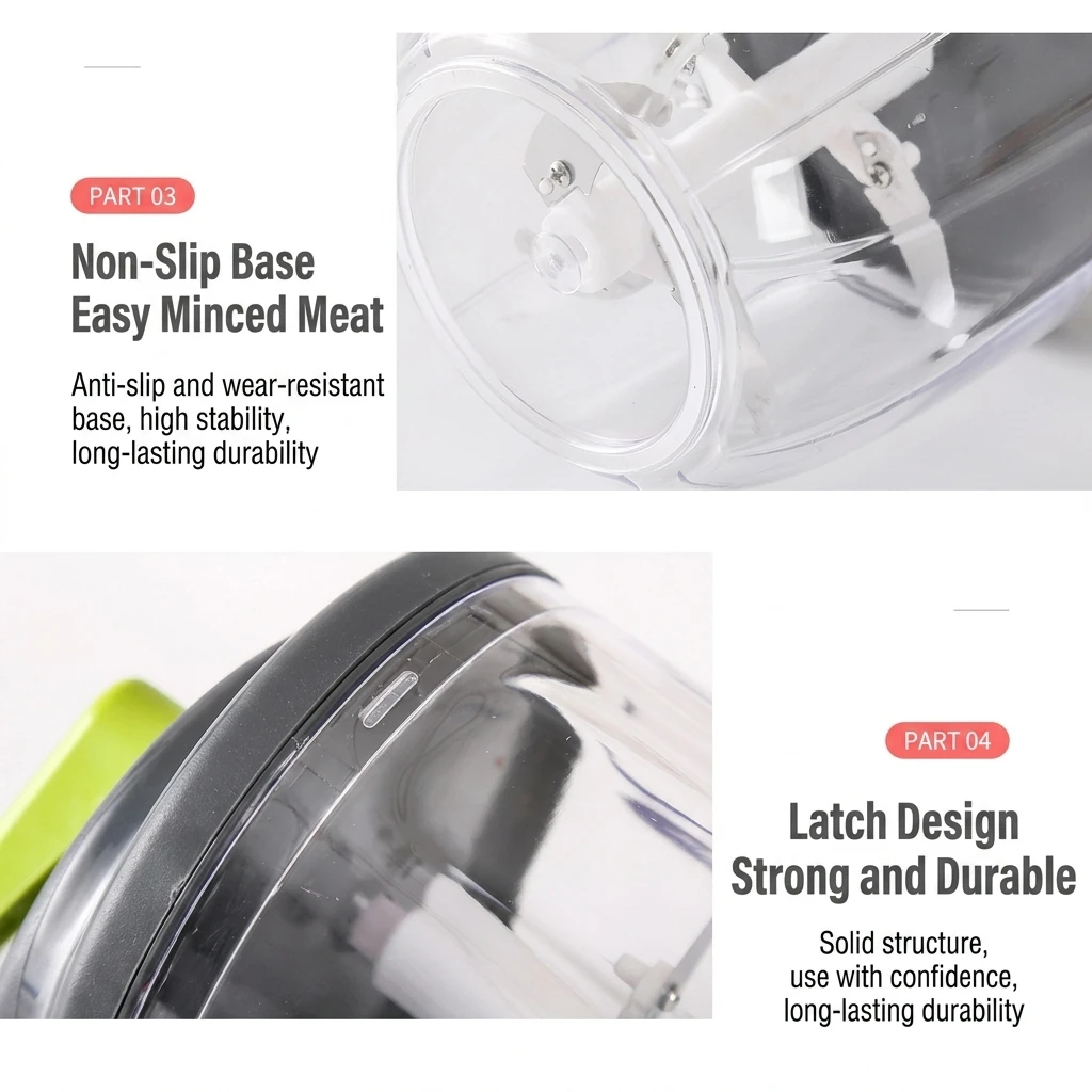 MANUAL MULTIFUNCTIONAL CHOPPER 5 BLADES