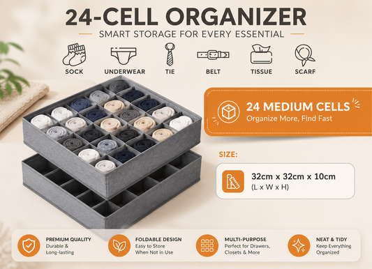 24 GRIDS CLOTHES ORGANIZER