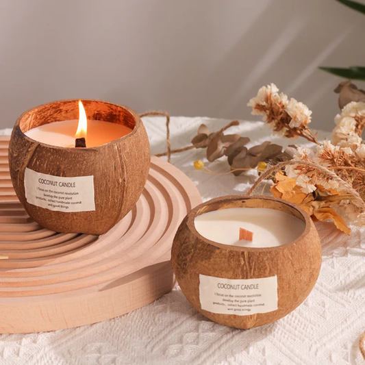 NATURAL COCONUT CANDLE GARDENIA SCENT