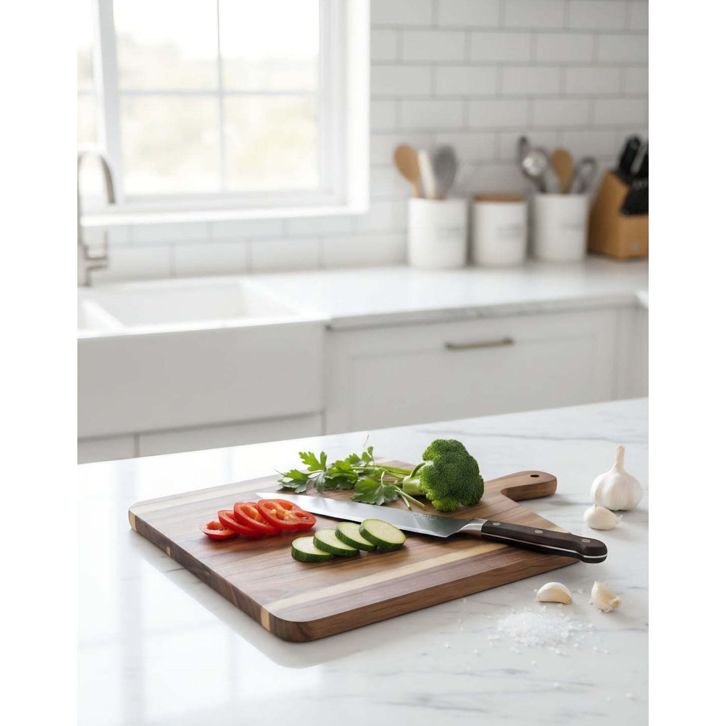 ACACIA WOOD CUTTING BOARD 44*33*1.5 cm
