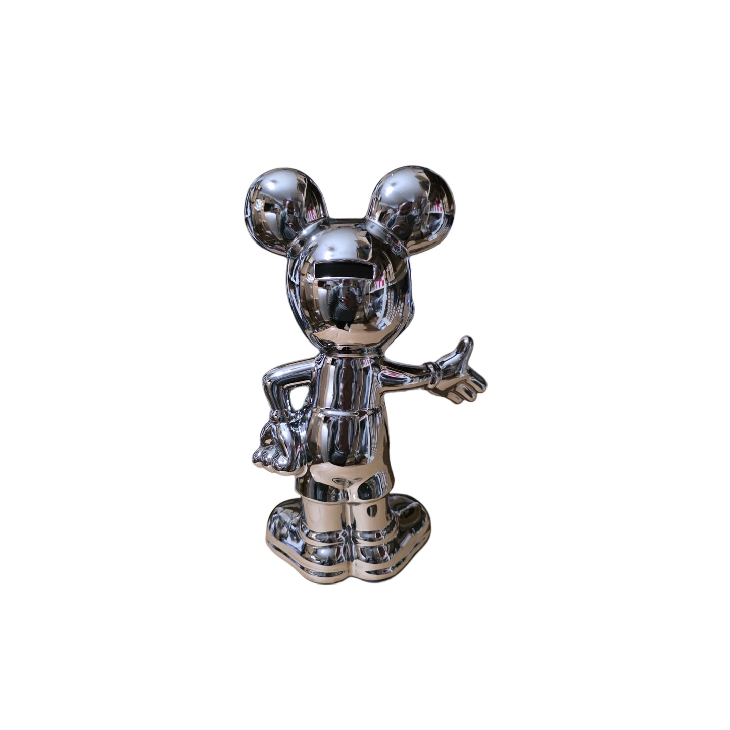 MICKEY MOUSE CHROME CERAMIC ORNAMENT