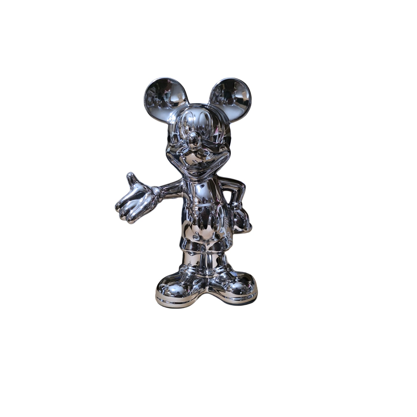 MICKEY MOUSE CHROME CERAMIC ORNAMENT