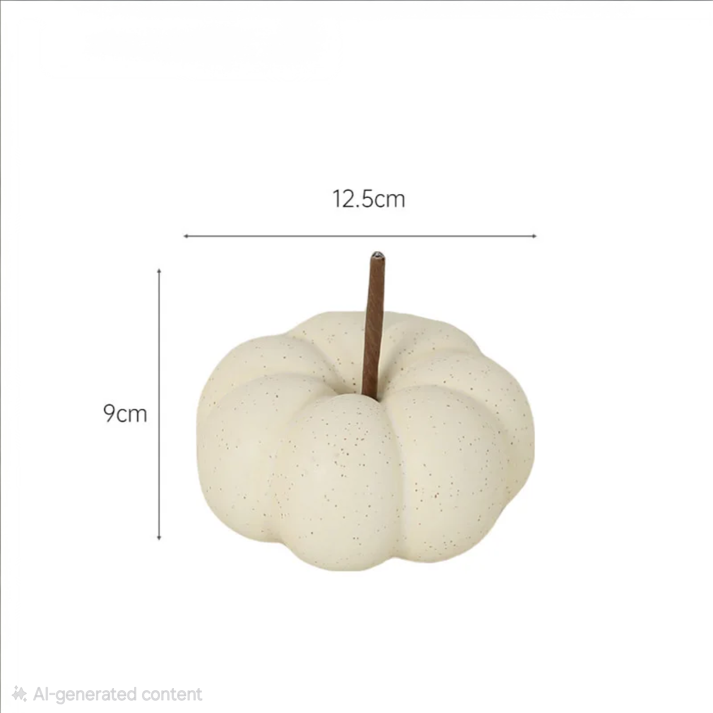 CERAMIC PUMPKINS SHAPE DECOR