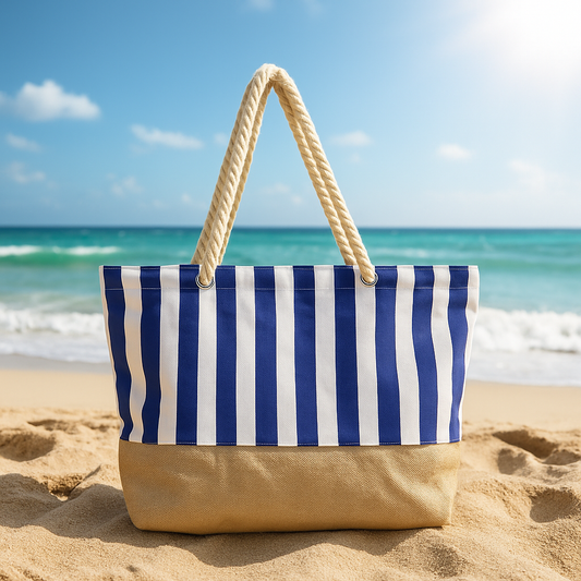 CANVAS BEACH BAG