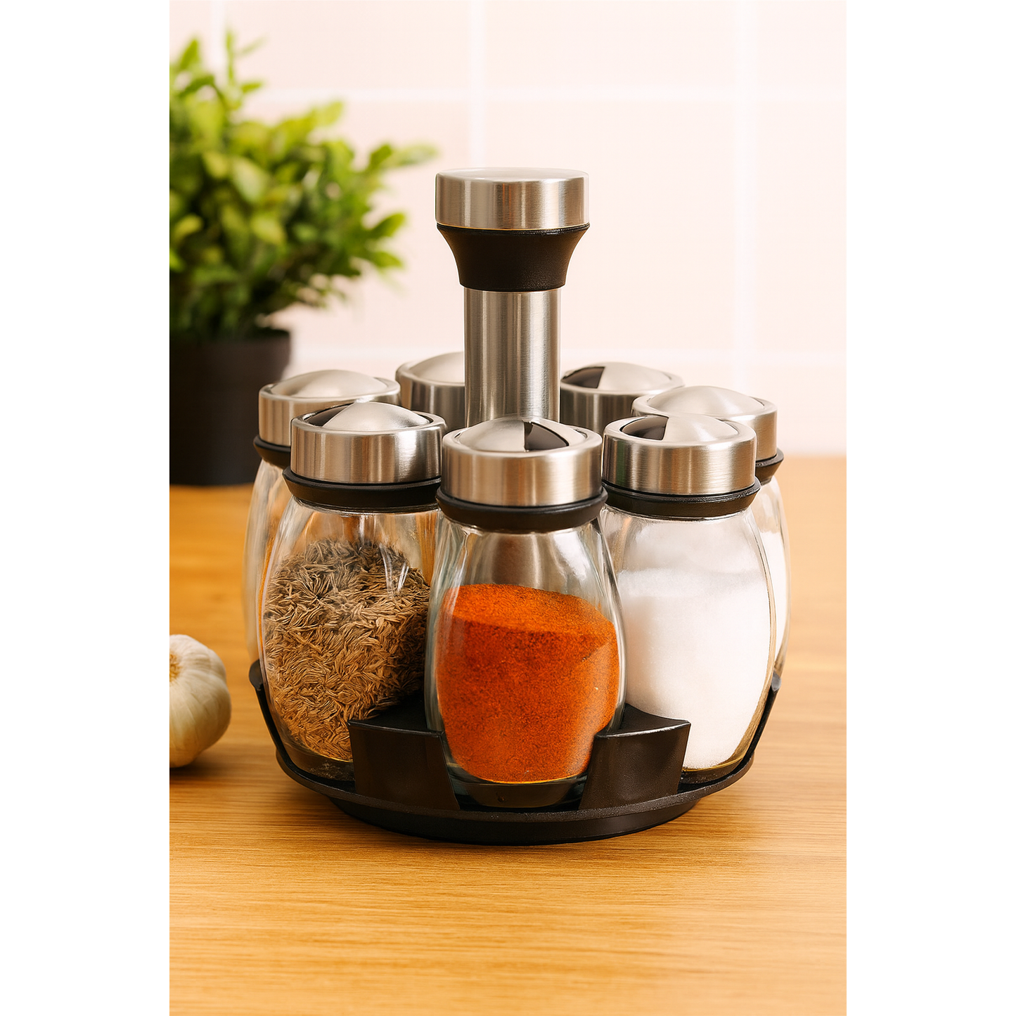 ROTATING SEASONING JARS SET