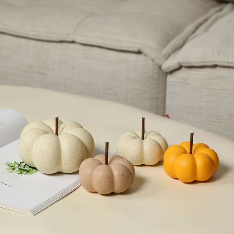 CERAMIC PUMPKINS SHAPE DECOR