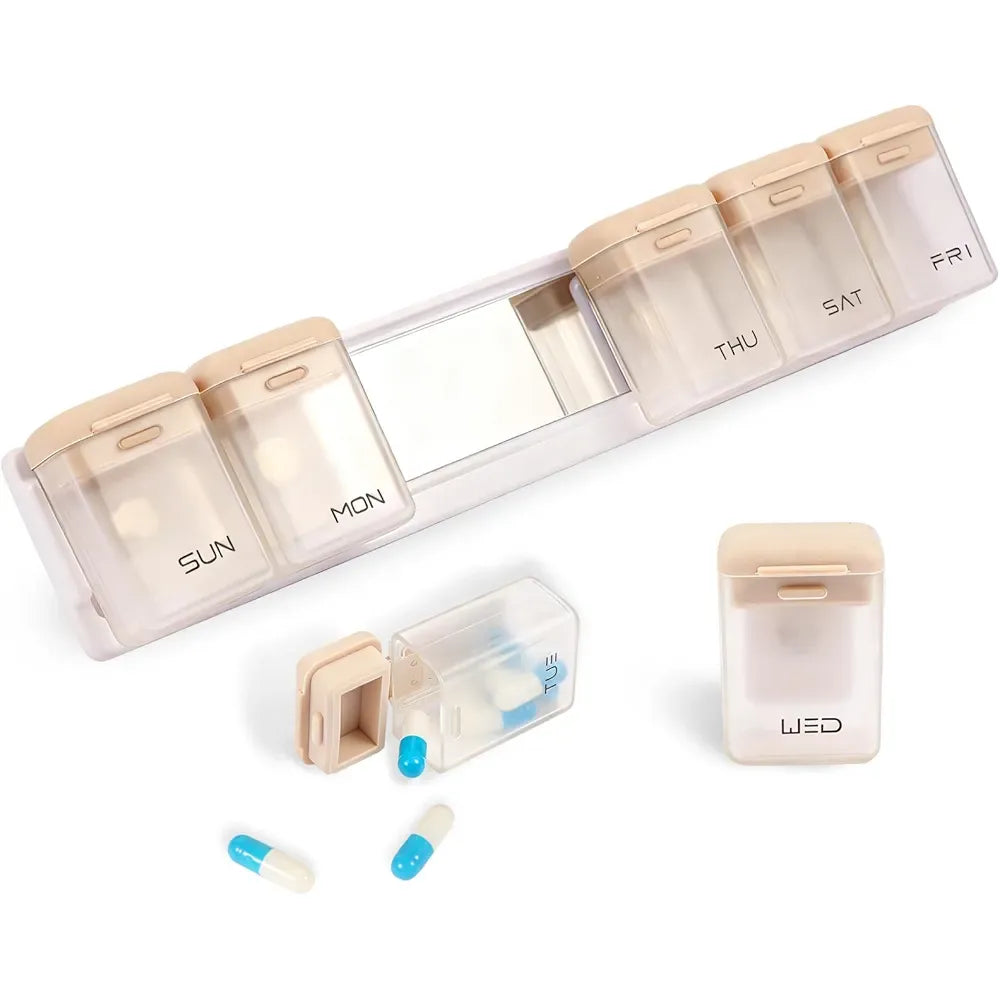 WEEKLY MAGNETIC FRIDGE DRUGS ORGANIZER