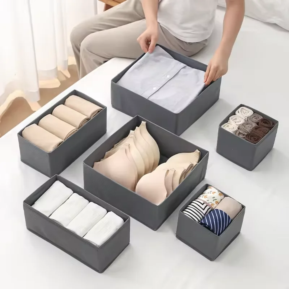 DRAWER CLOTHES ORGANIZER SET OF 6 PCS