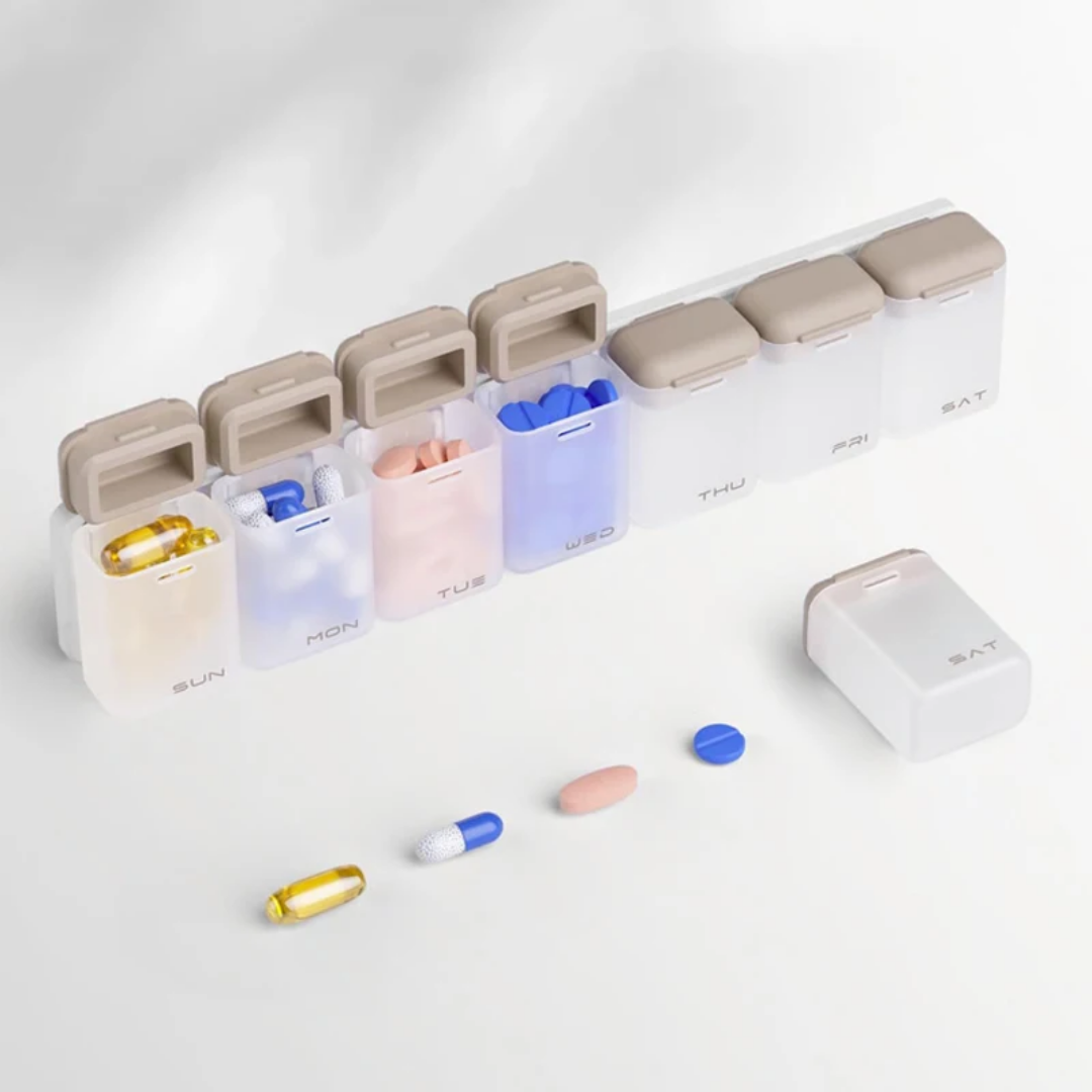 WEEKLY MAGNETIC FRIDGE DRUGS ORGANIZER