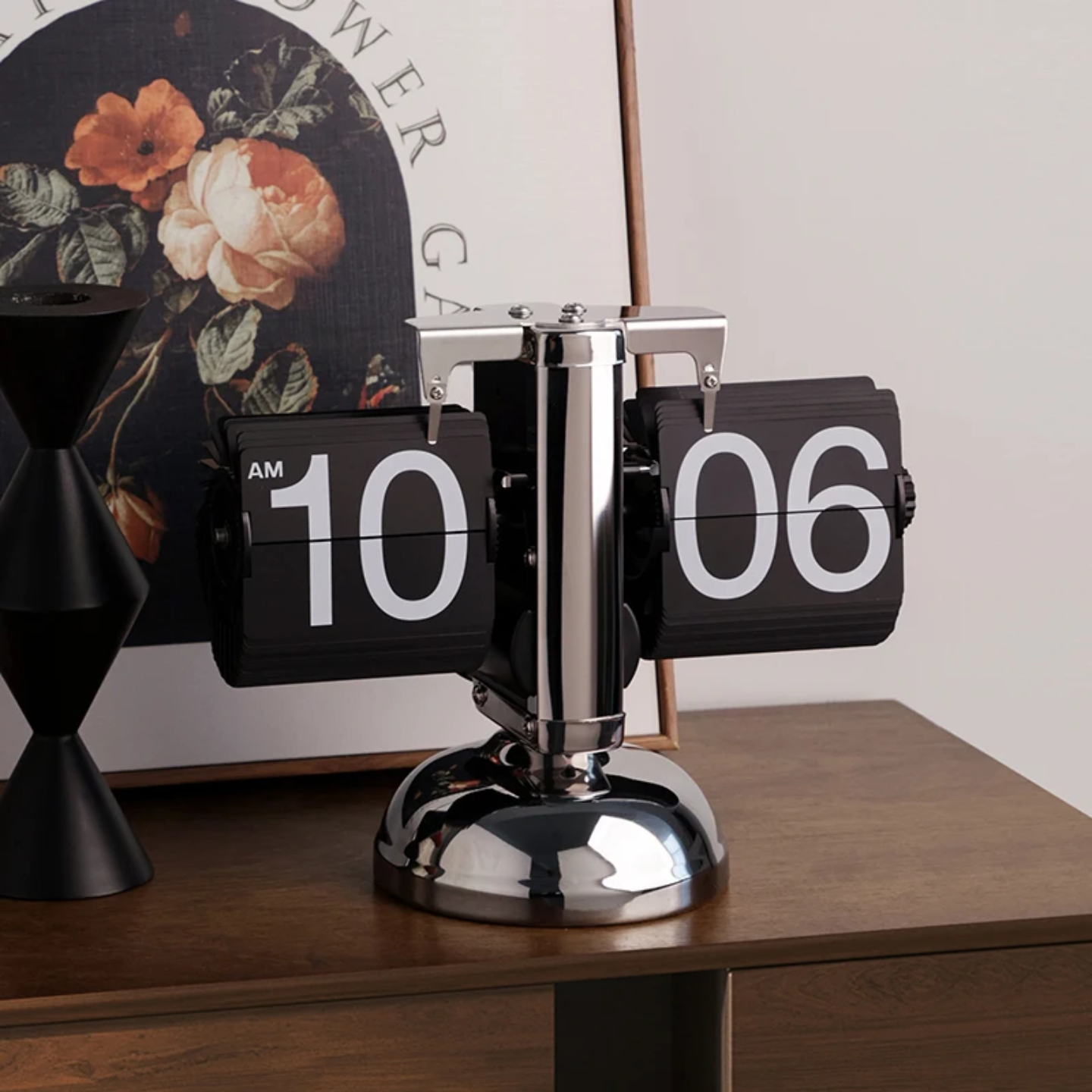 DIGITAL FLIP-PAGE DESK CLOCK