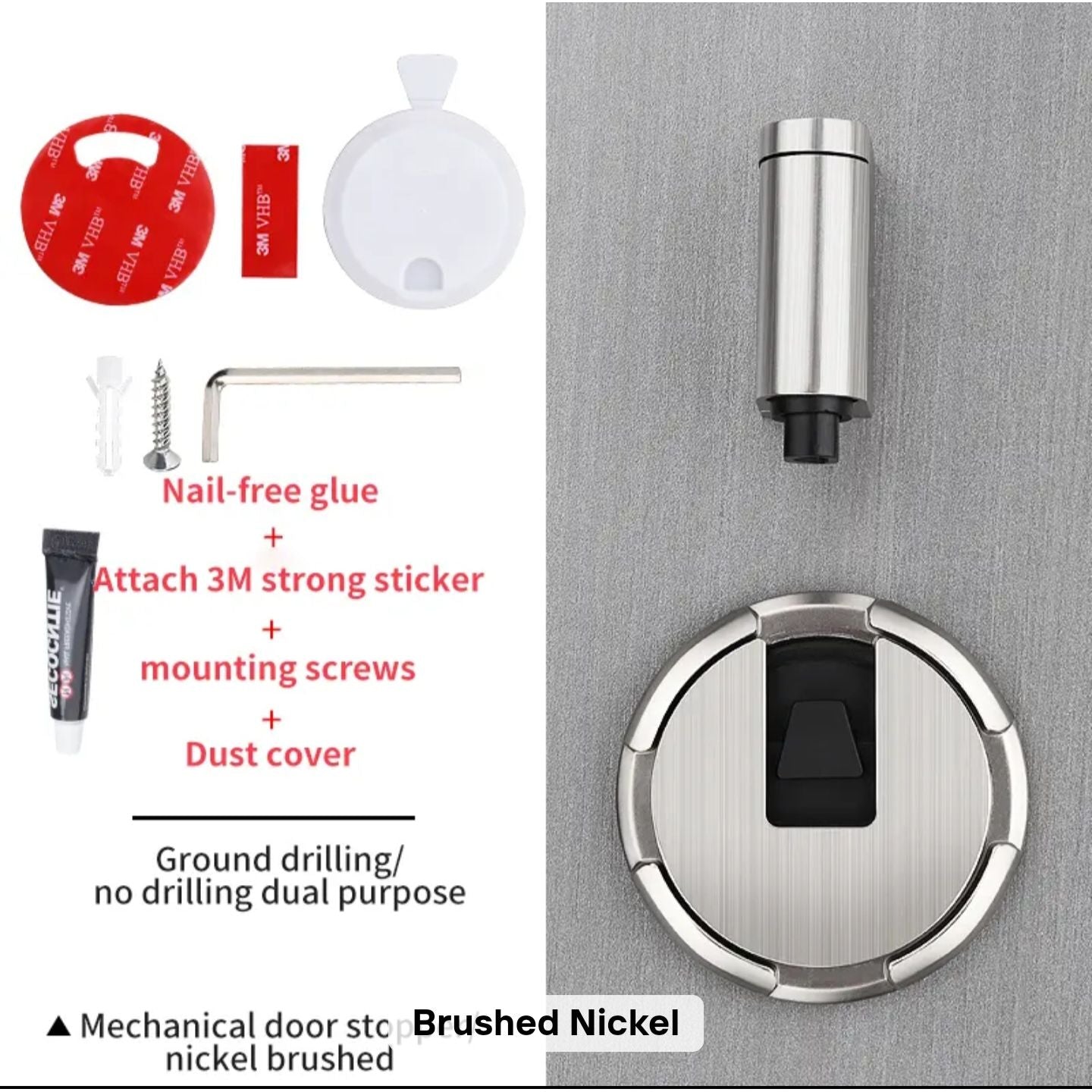 ADHESIVE DOOR STOPPER