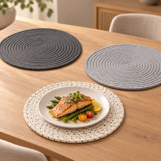 30 CM ROUND WOVEN PLATES COASTER