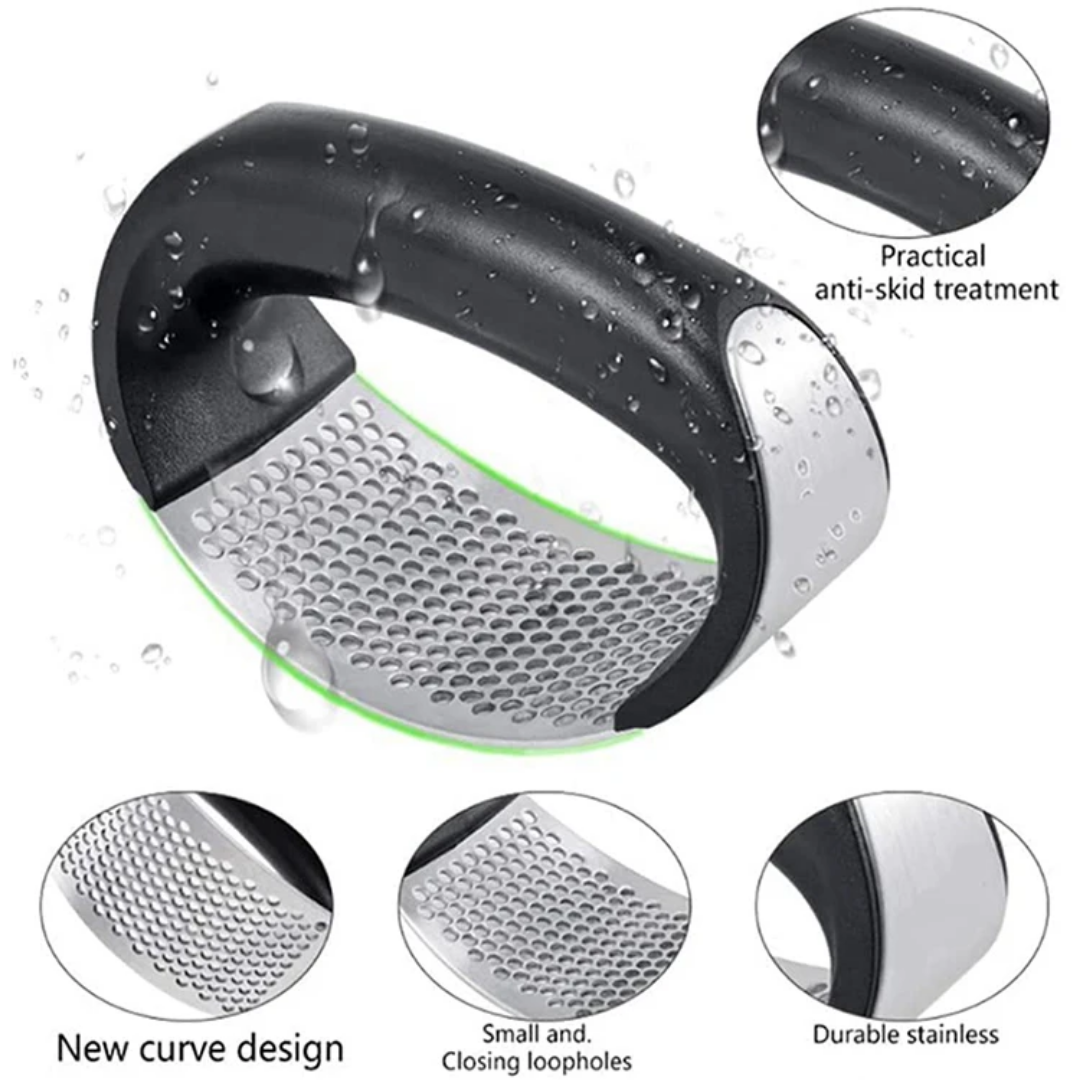 STAINLESS STEEL GARLIC PRESS GRINDER