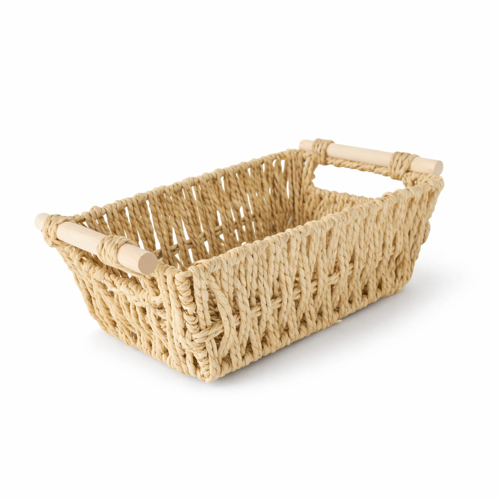 STORAGE RATTAN BASKET 30*16*10 cm