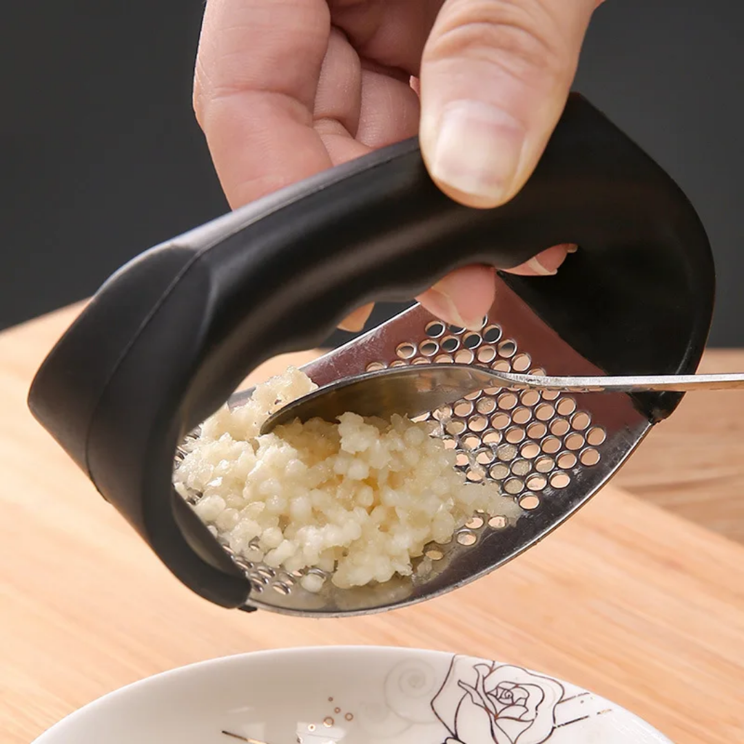STAINLESS STEEL GARLIC PRESS GRINDER