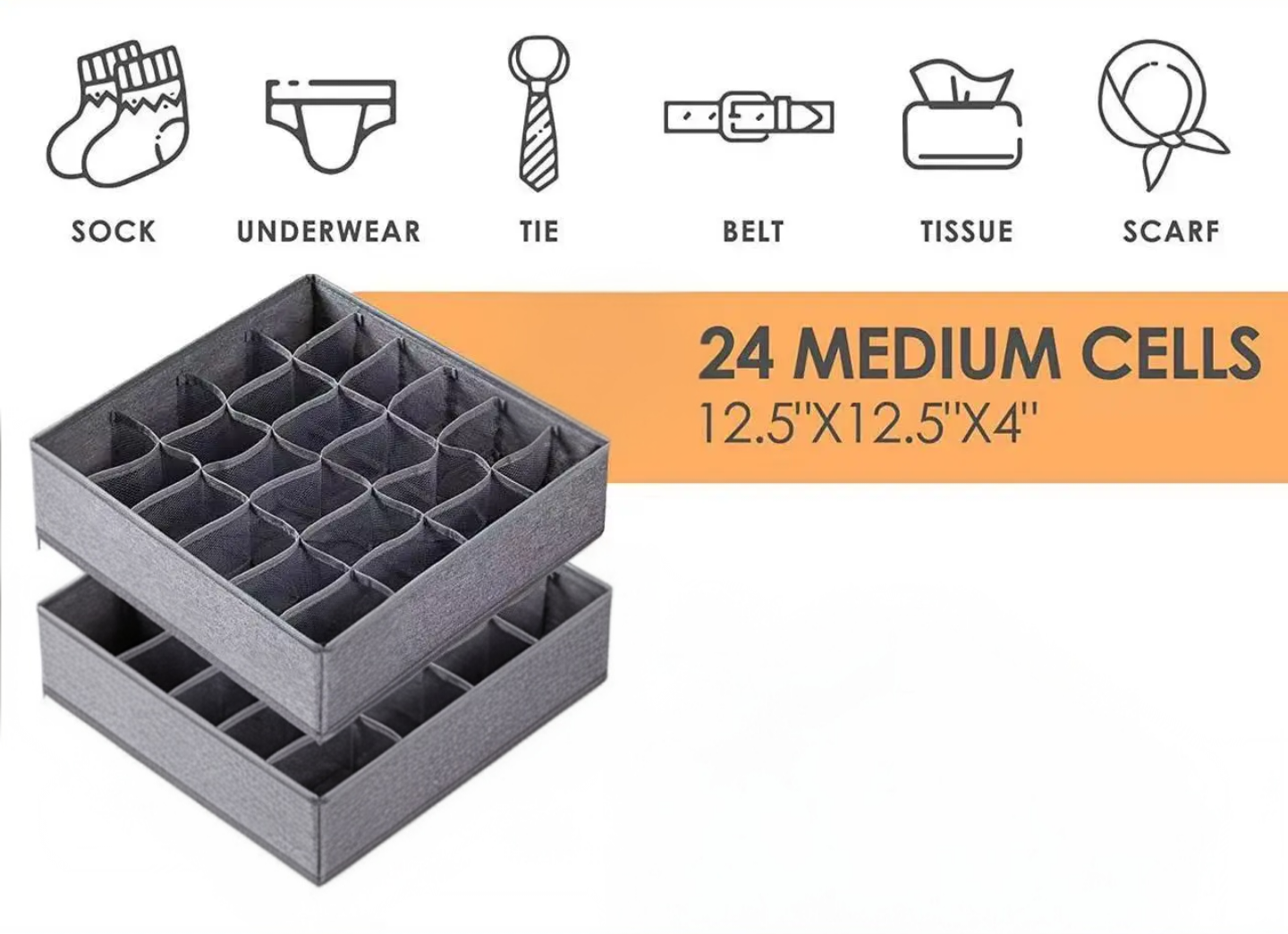 24 GRIDS CLOTHES ORGANIZER