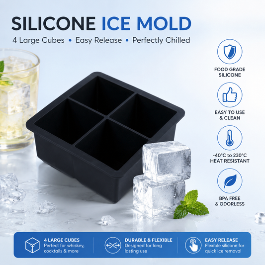 SILICONE ICE CUBES MOLD