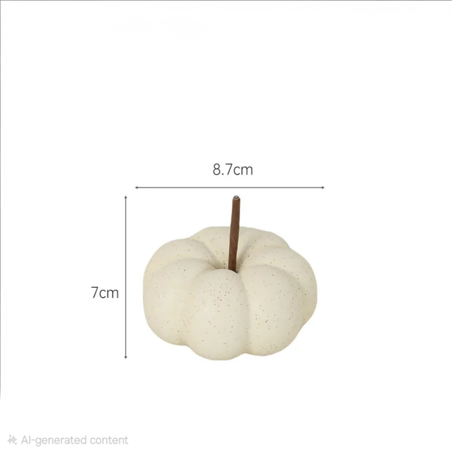 CERAMIC PUMPKINS SHAPE DECOR