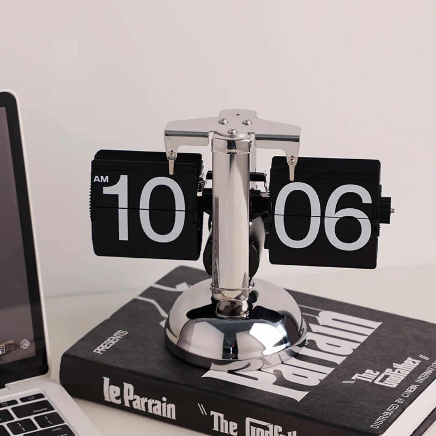 DIGITAL FLIP-PAGE DESK CLOCK