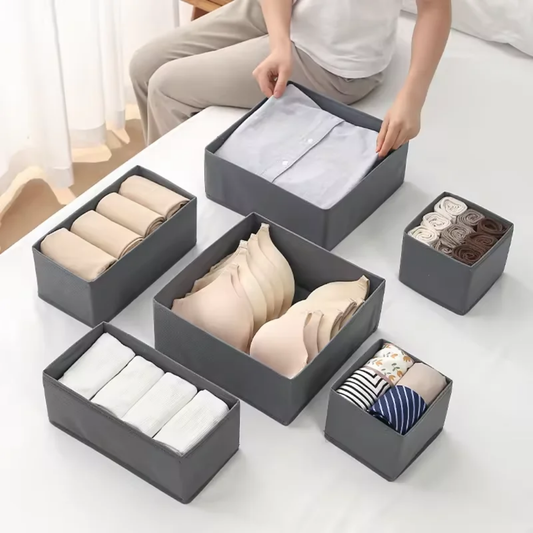 CLOSET CLOTHES ORGANIZERS SET OF 6 PCS