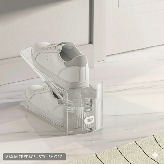 TRANSPARENT SHOE RACK ORGANIZER