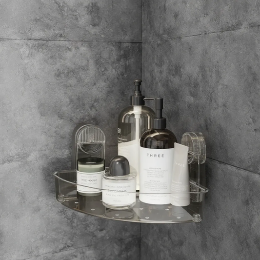 WALL MOUNTED CORNER BATHROOM TRIPOD SUCTION