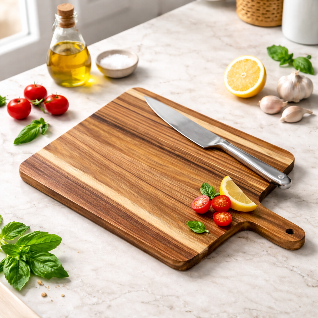 ACACIA WOOD CUTTING BOARD 44*33*1.5 cm