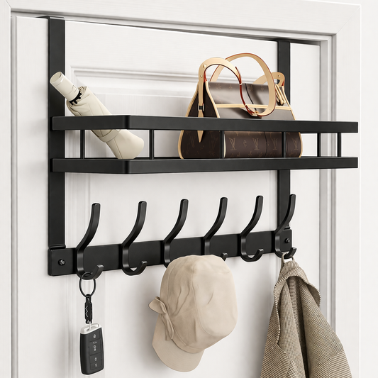 MULTIFUNCTIONALMETAL DOOR  6 HOOKS