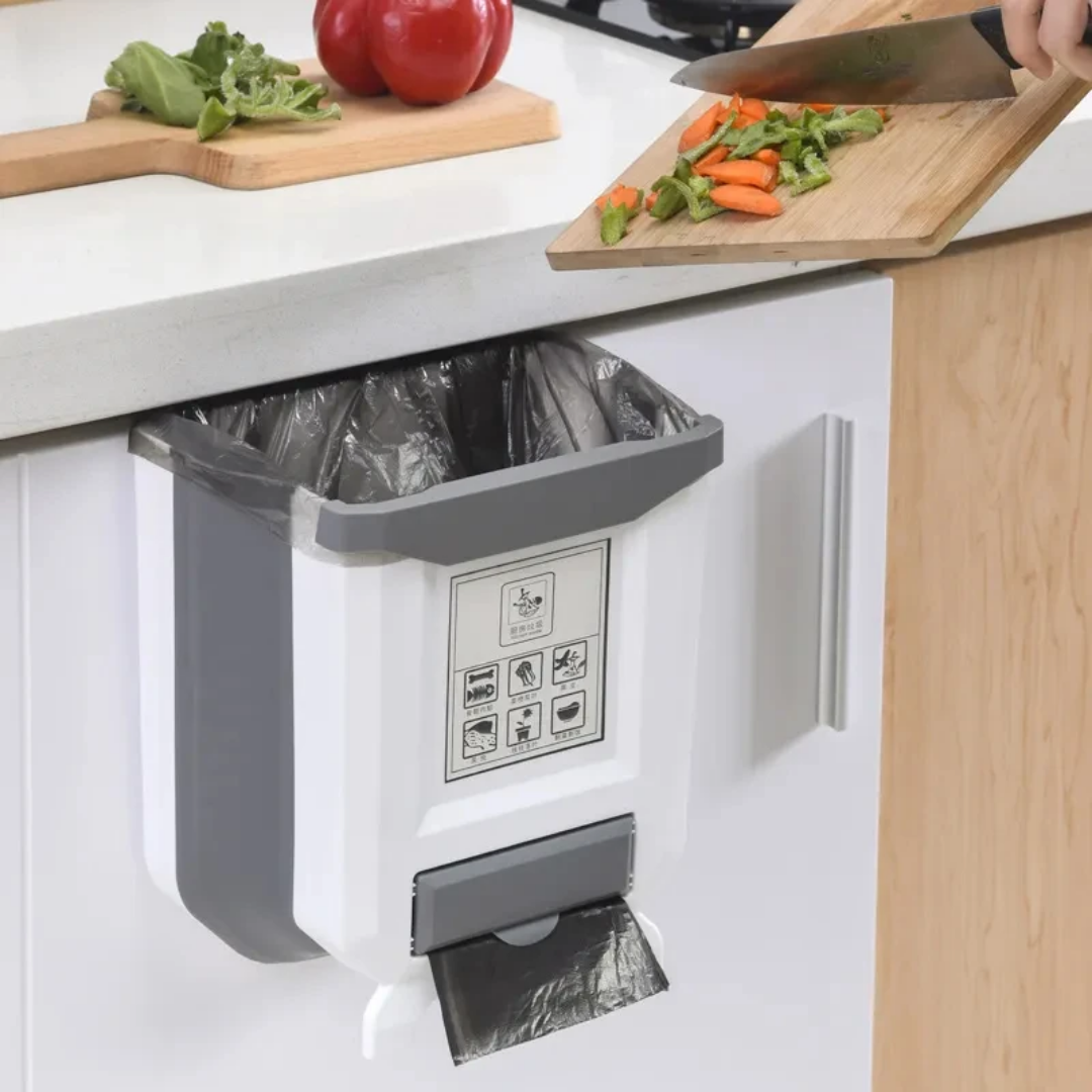 HANGING KITCHEN FOLDABLE TRASH BIN