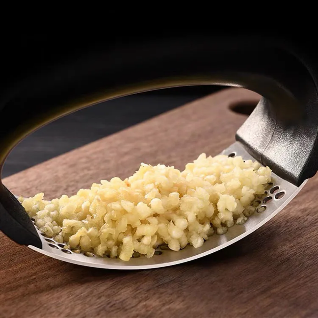 STAINLESS STEEL GARLIC PRESS GRINDER